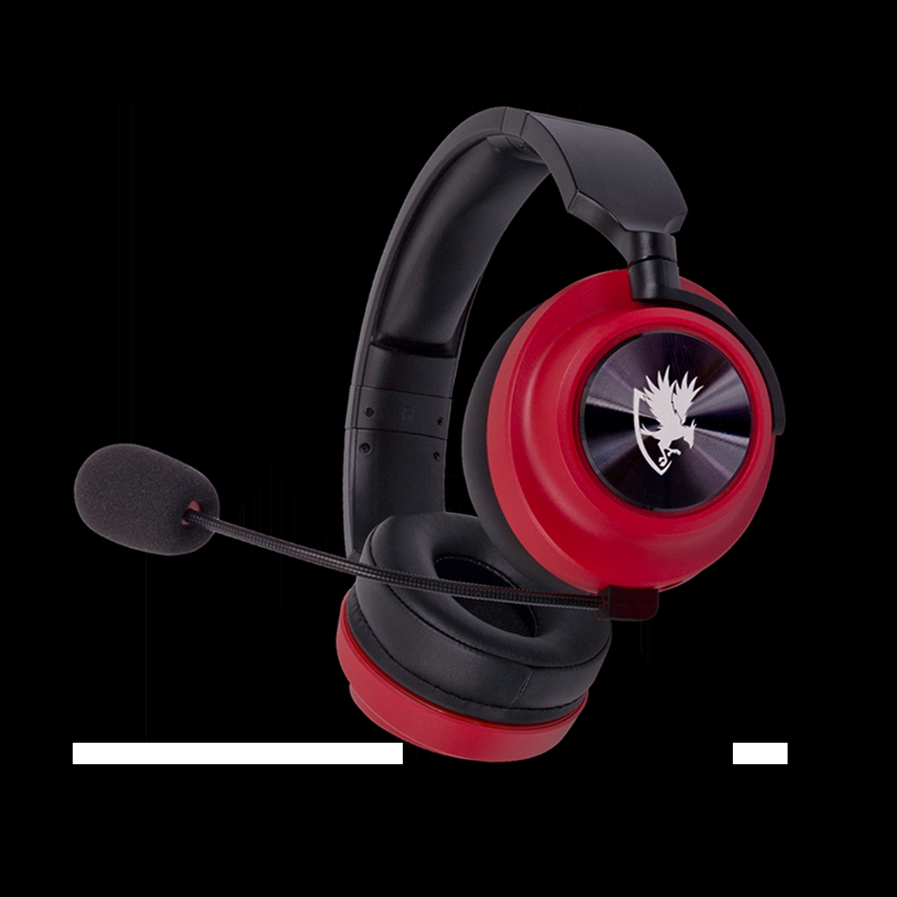 Picture of Digifast OP7-R Digifast Orpheus Red Gaming Headset&#44; Noise-Canceling Adjustable Microphone&#44; Remote Vol/Mic Control&#44; Plug & Play