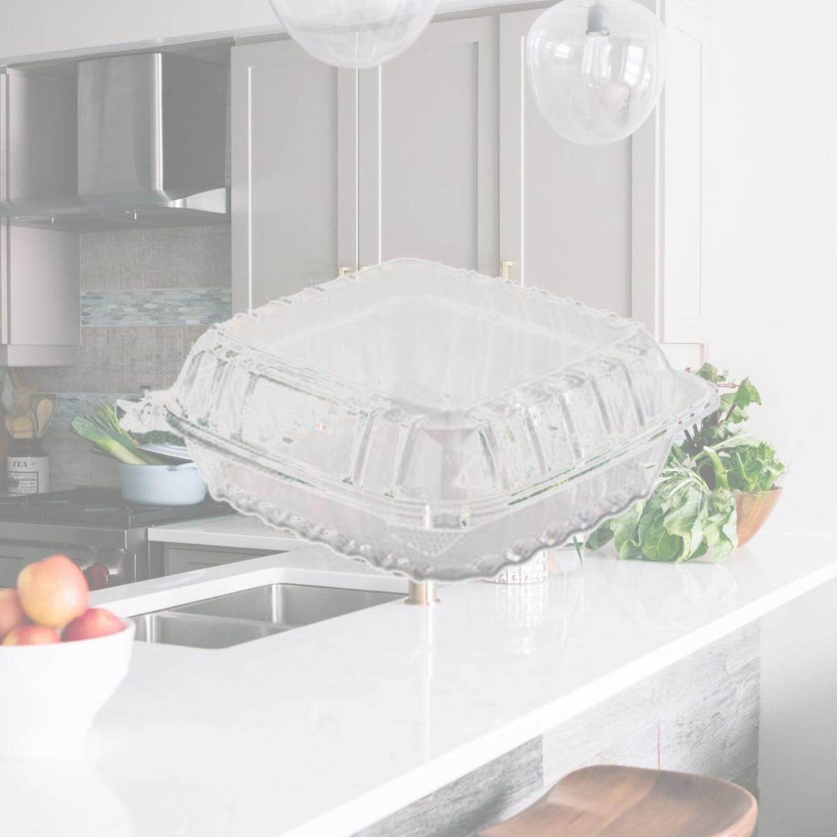Picture of Dart ClearSeal Hinged-Lid Plastic Containers