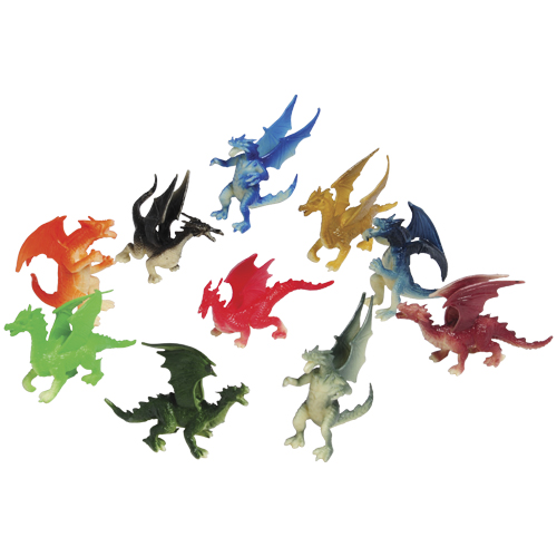Us Toy 4454 Mini Dragons Toy - Pack Of 12