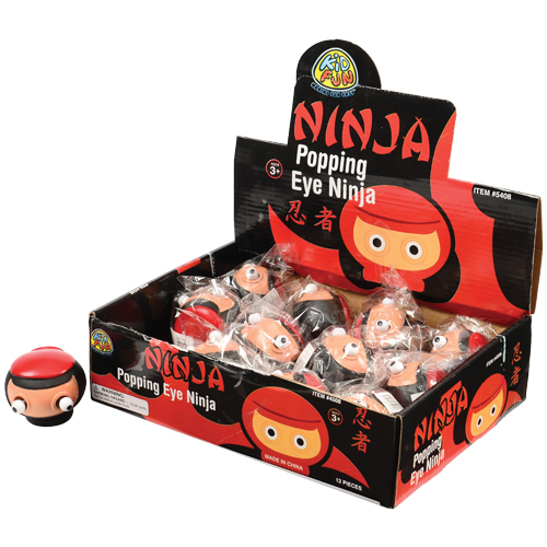 Us Toy 4508 Popping Eye Ninjas - Pack Of 12