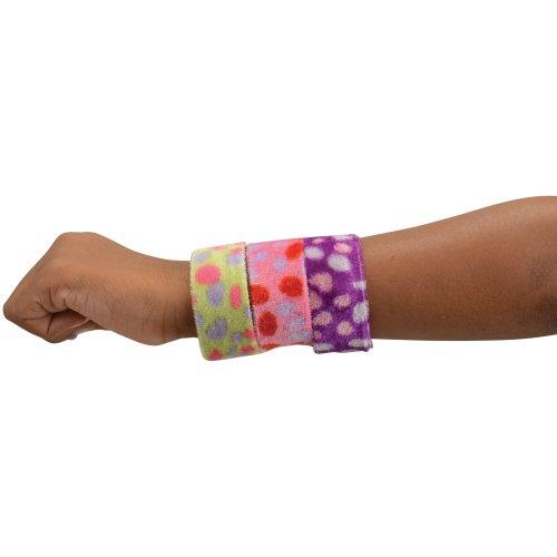 Us Toy Ja857 8 Piece Polka Dot Slap Bracelets - Pack Of 8