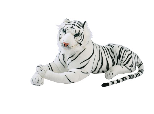 Us Toy St6166 Plush Jumbo Realistic White Tigers