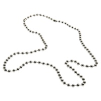 Metallic Bead Necklaces - Silver