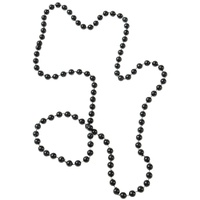 Metallic Bead Necklaces - Black