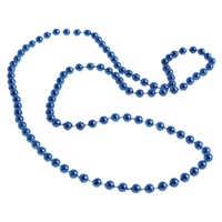 Metallic Bead Necklaces - Blue
