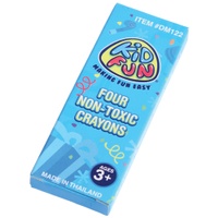 US Toy  Kid Fun Crayons - Pack of 4, 72 Box