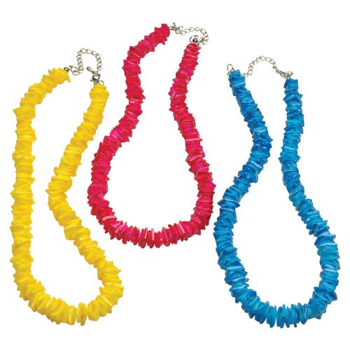 Us Toy Hl357 Shell Necklaces, Assorted Color - Pack Of 12