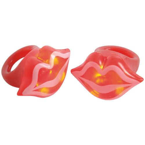 Us Toy Ht329 24 Piece Flashing Lip Rings - Pack Of 24