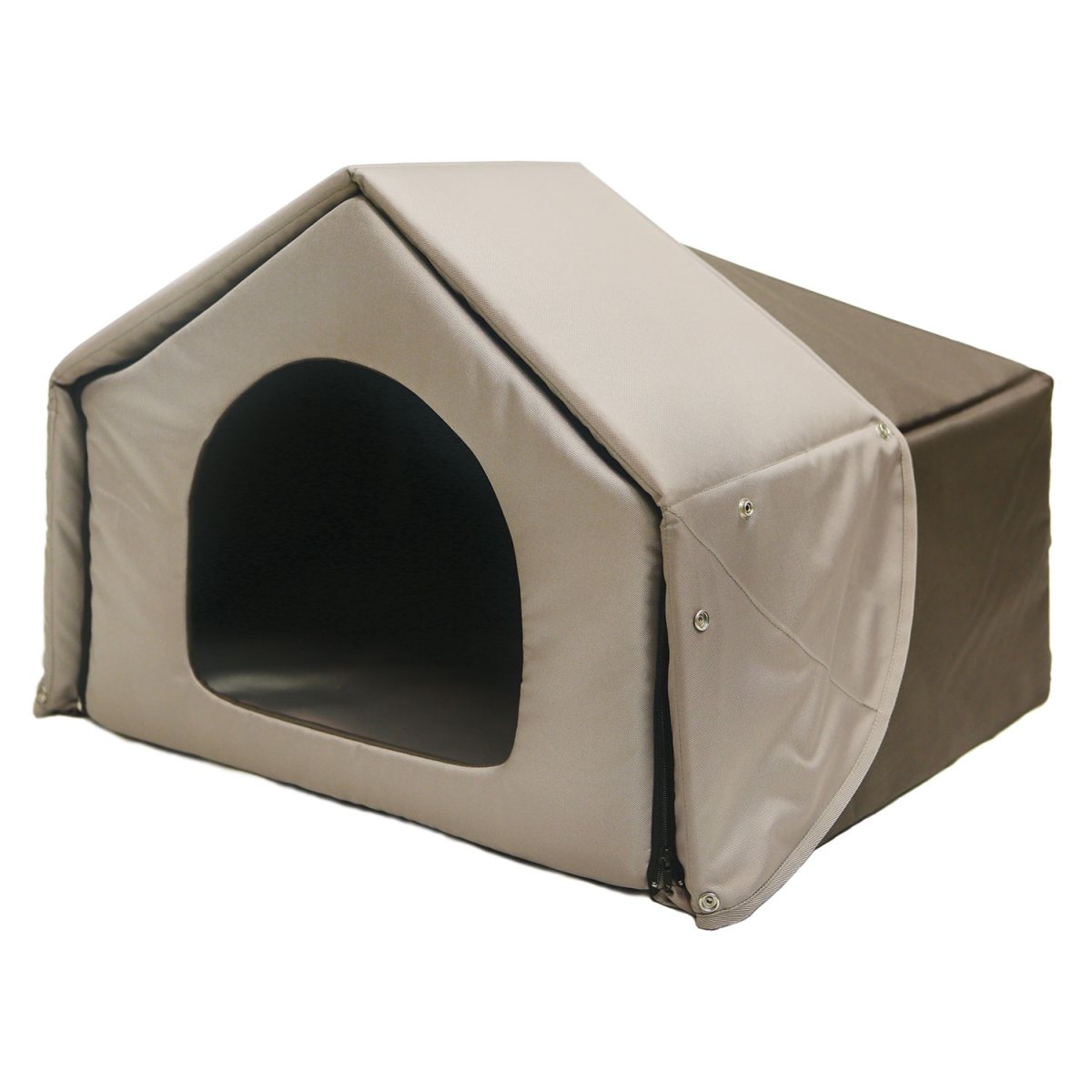 R94701 Convertible Pet Bed House, Brown