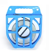 Usa 1-2 Inch 304ss Band - Blue Plastic Dispenser