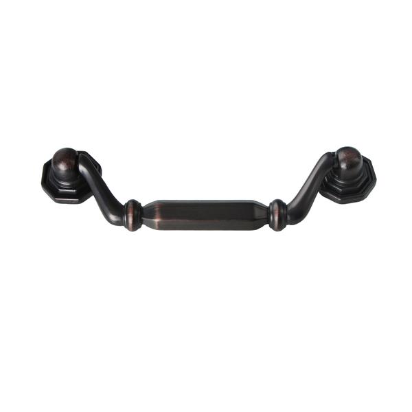 Suffolk Drop Cabinet Pull Oil Rubbed Bronze 3.8&#8243; Center To Center