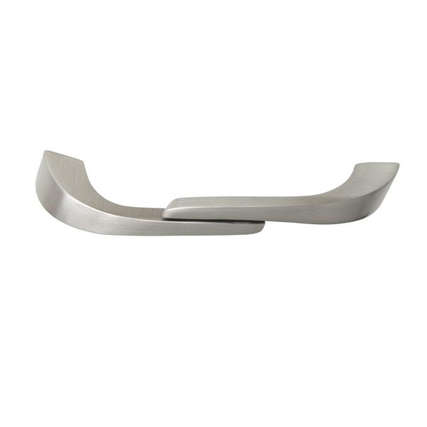 2.5 In. Or 4 In. Criss Pull Cabinet Handle, Brushed Nickel - Center To Center