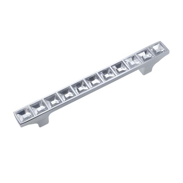 Gleam Grid Polished Chrome Cabinet Pull 3.8&#8243; Center To Center