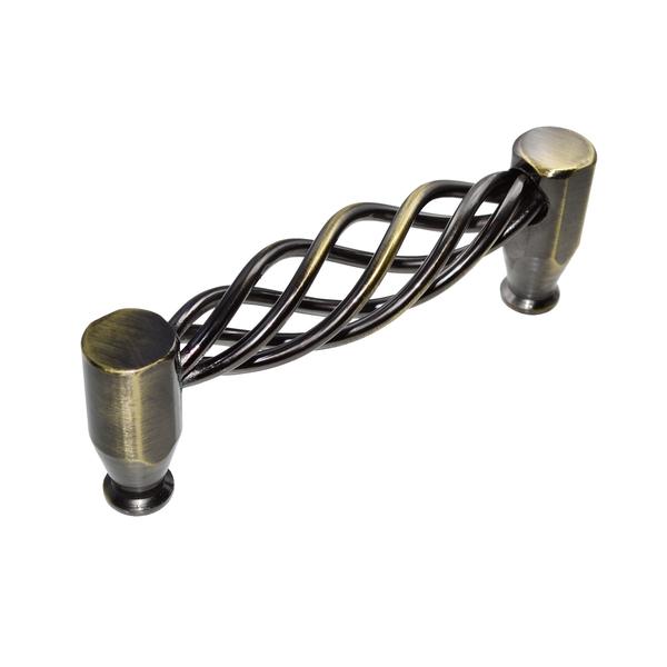 Aire 3.75 In. Antique Brass Cabinet Pull