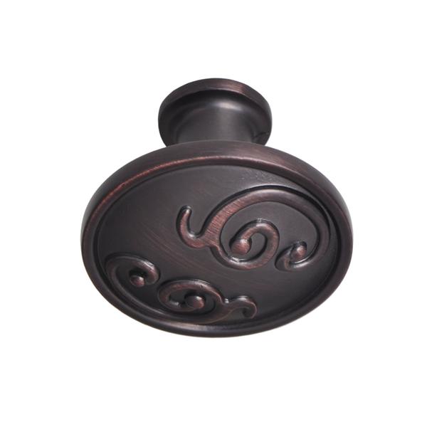 Roma Cabinet Knob Oil Rubbed Bronze 1.3&#8243;