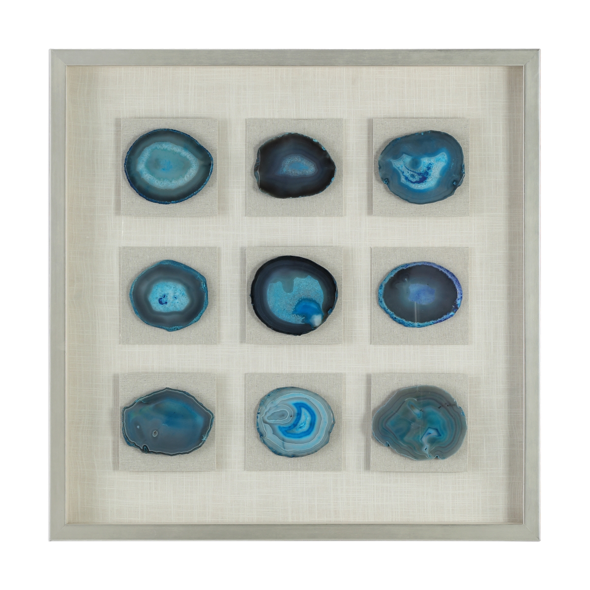 04131 Cerulean Blue Stone Shadow Box