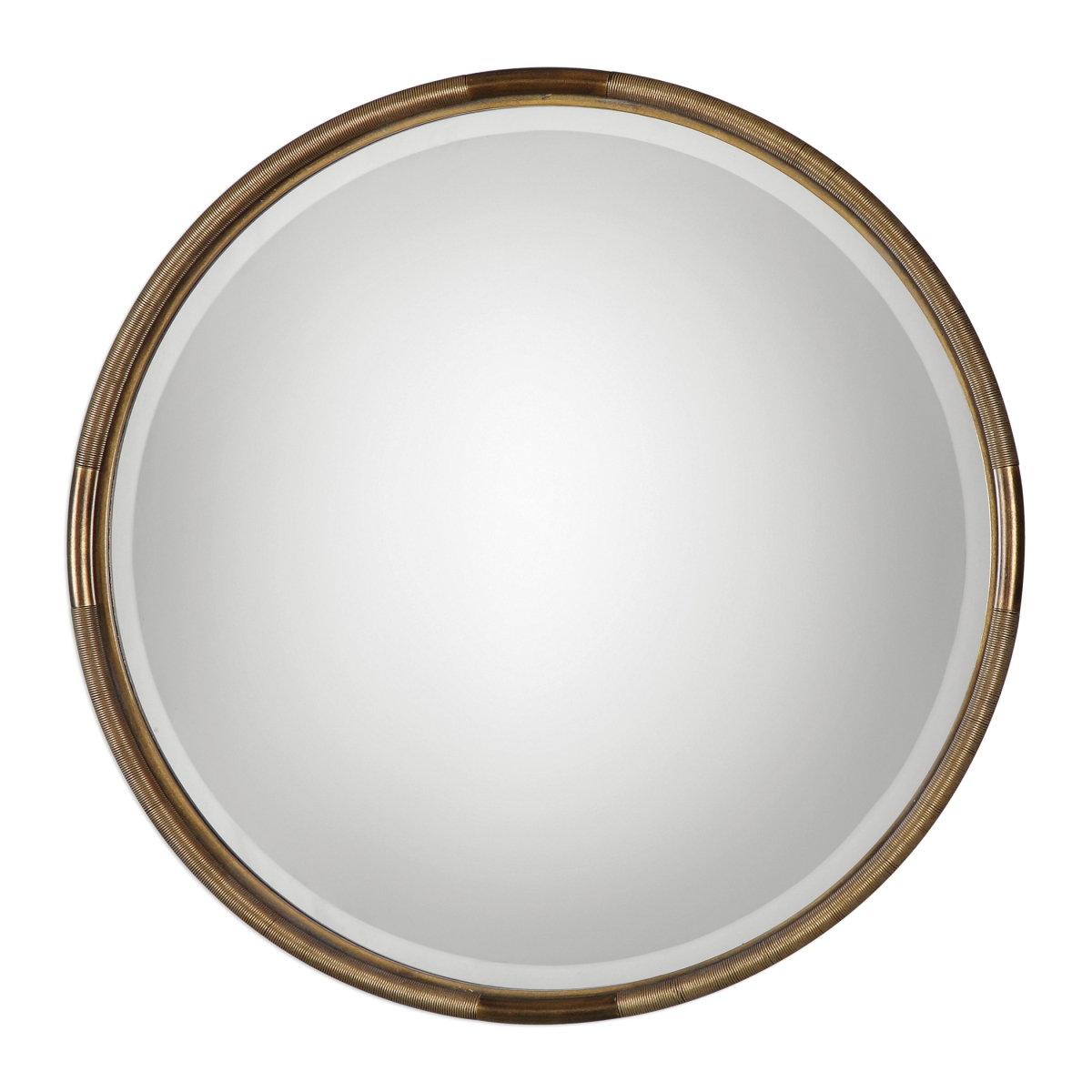 09244 Finnick Iron Coil Round Mirror