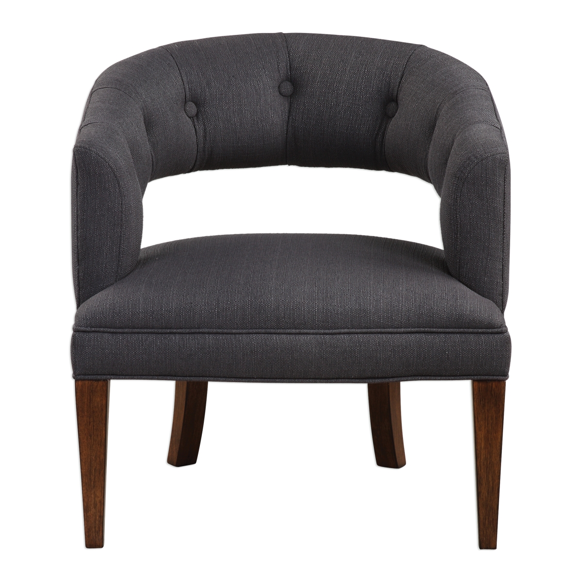 UPC 792977234082 product image for Uttermost 23408 Ridley Charcoal Linen Accent Chair | upcitemdb.com