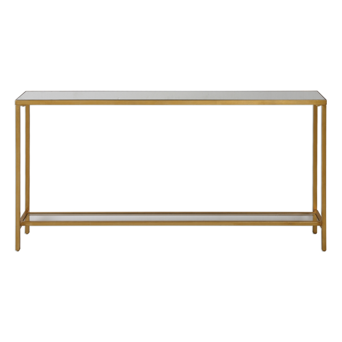 24685 Hayley Gold Console Table