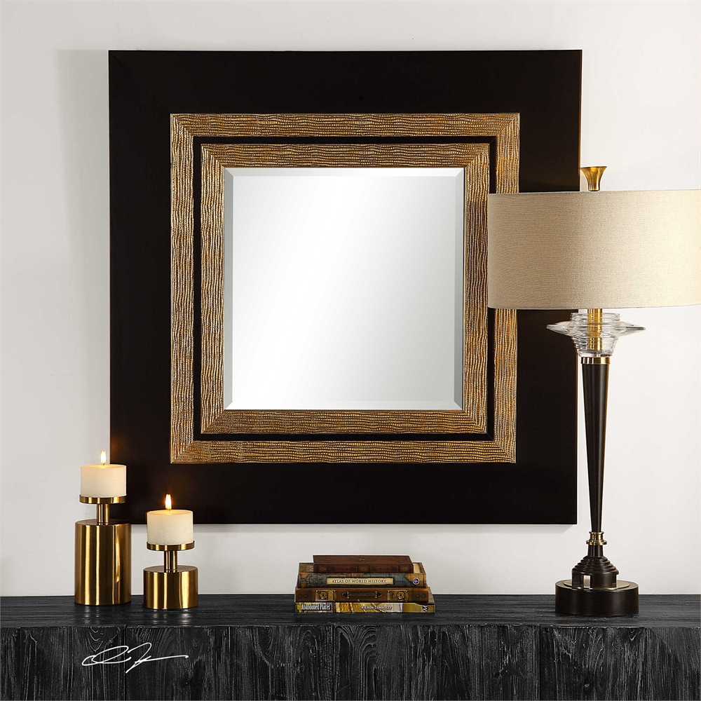 Uttermost 09448 Faisal Square Black Mirror Uttermost 09448 Faisal Square Black Mirror