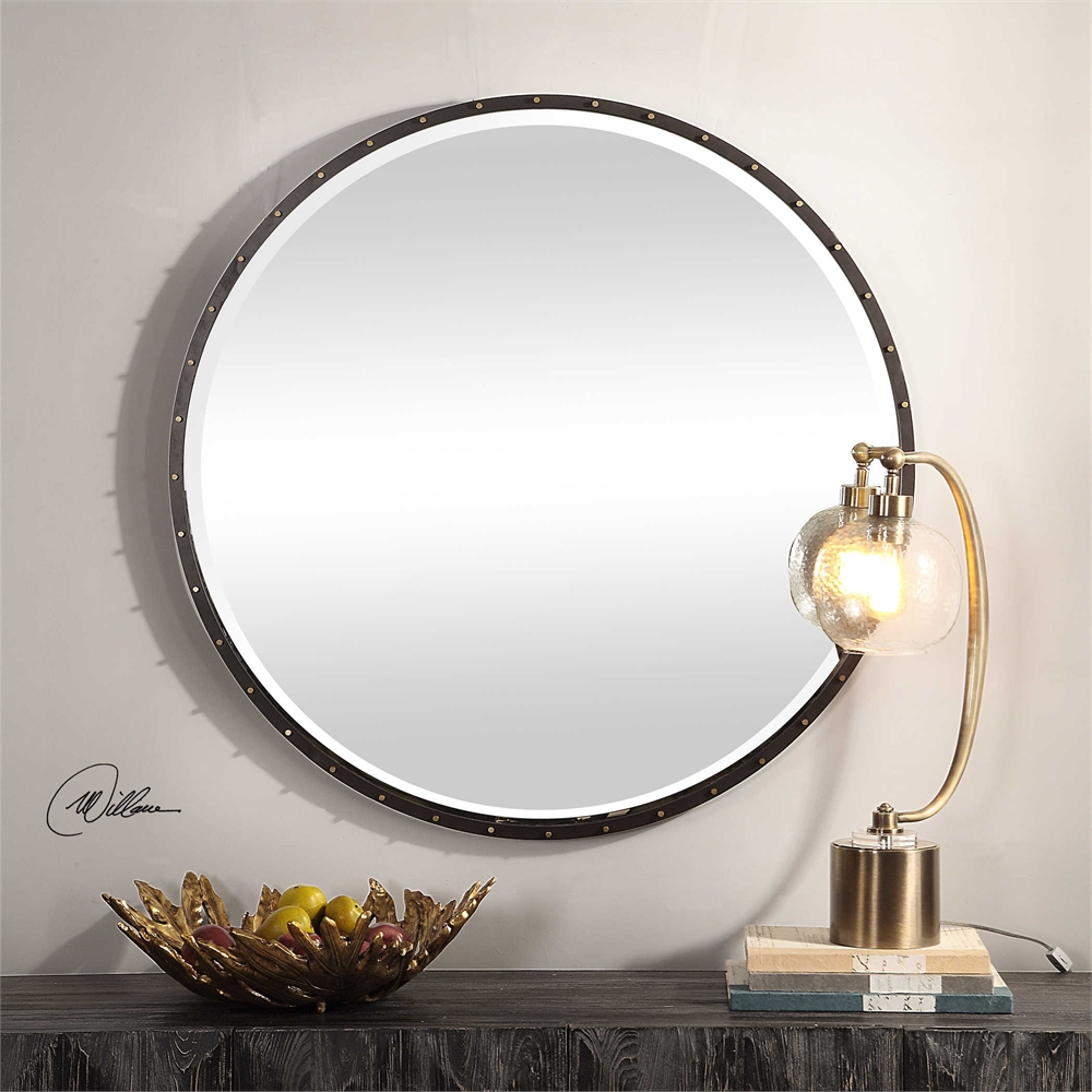 Uttermost 09456 Benedo Round Mirror Uttermost 09456 Benedo Round Mirror