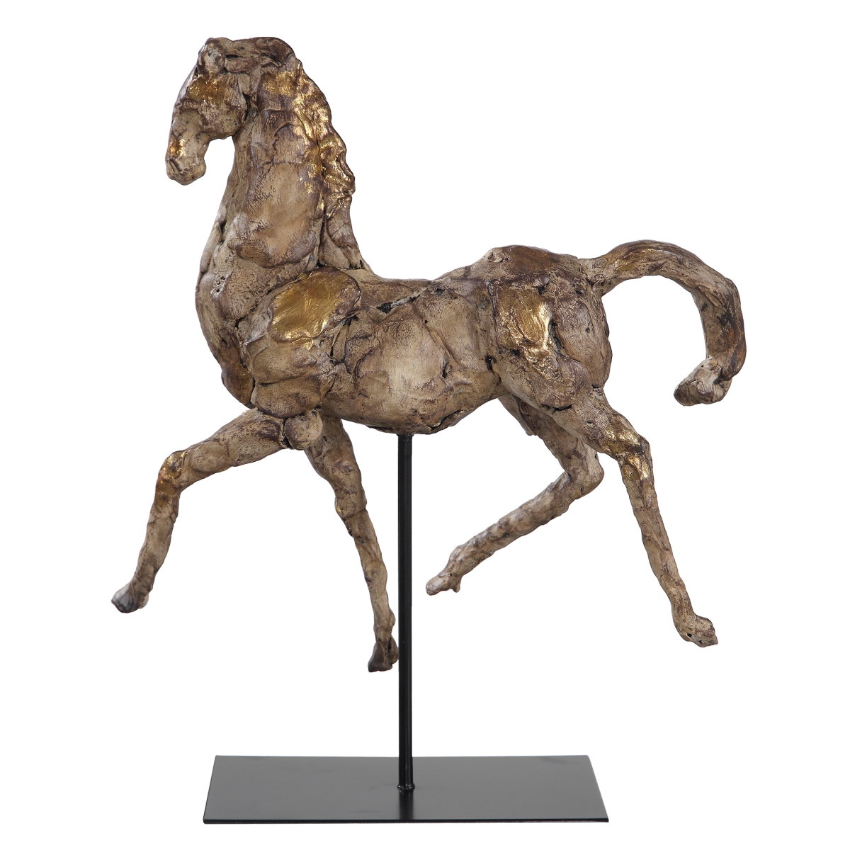 17585 Caballo Dorado Horse Sculpture
