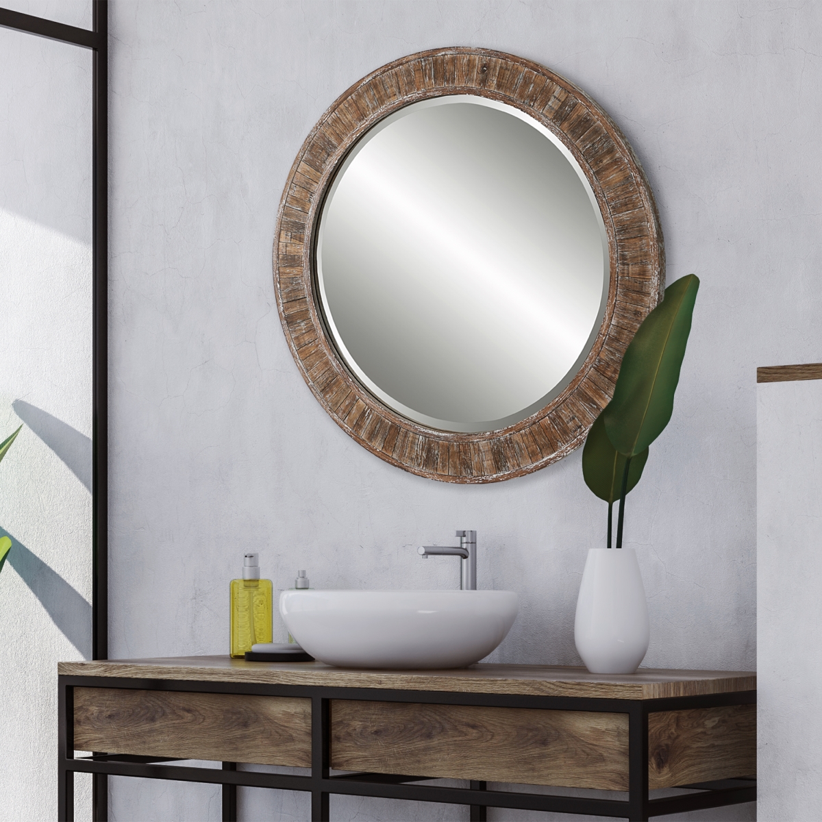Picture of 212 Main W00547 34 x 34 x 1 in. Mirror&#44; White