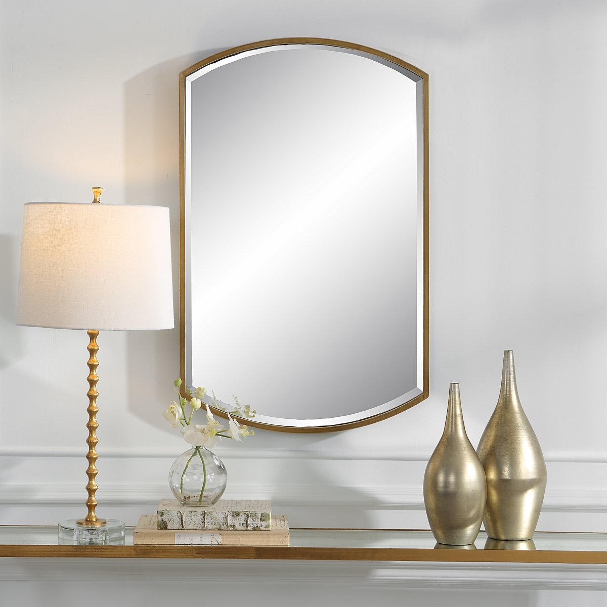 Picture of 212 Main W00564 22 x 35 x 1 in. Mirror&#44; Antique Gold