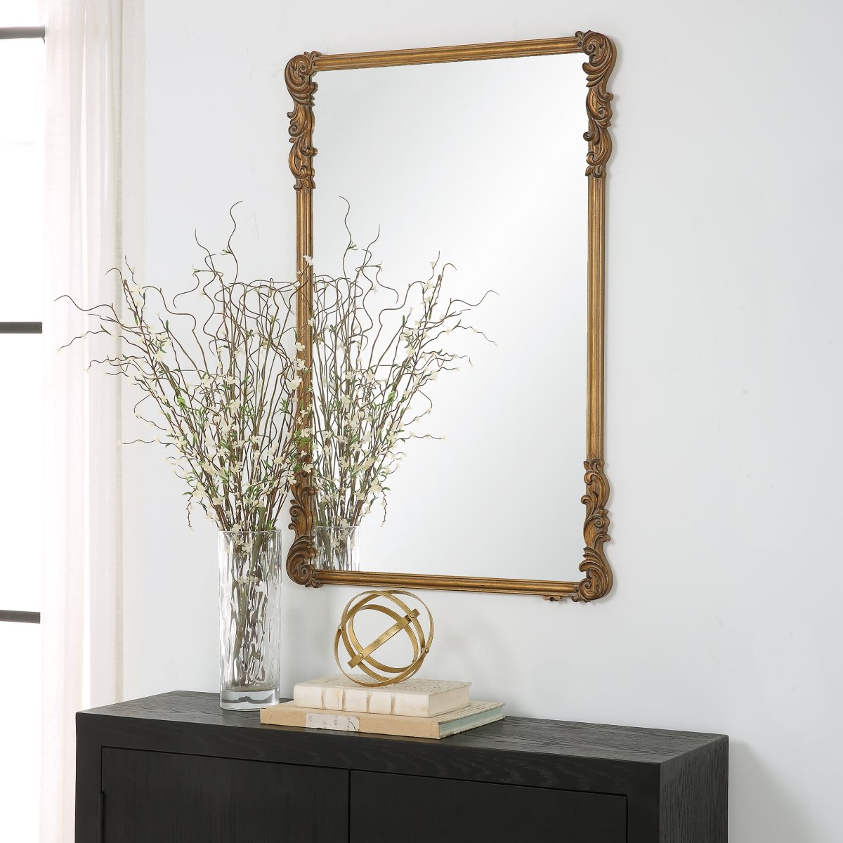 Picture of 212 Main W00580 24 x 36 x 1 in. Mirror&#44; Antique Gold