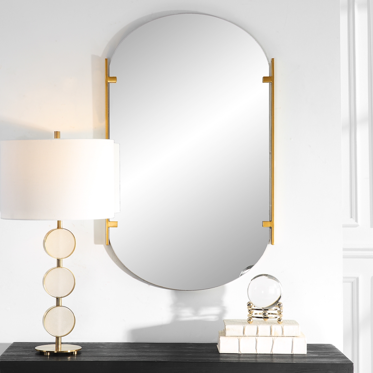 Picture of 212 Main W00582 23 x 38 x 1 in. Mirror&#44; Soft Gold