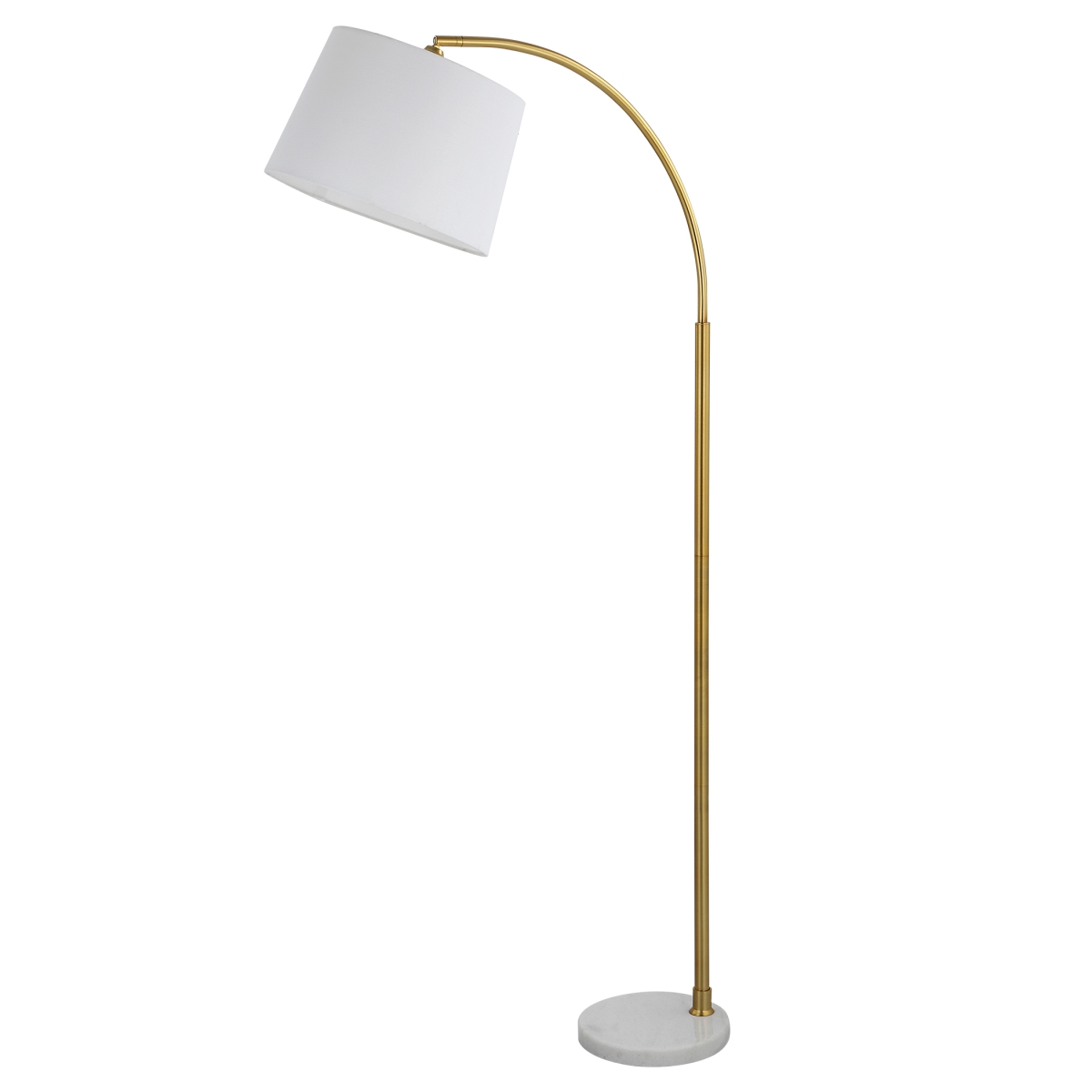 Picture of 212 Main W26109-1 65 x 9 x 14 in. Floor Lamp&#44; Marble Gold & White