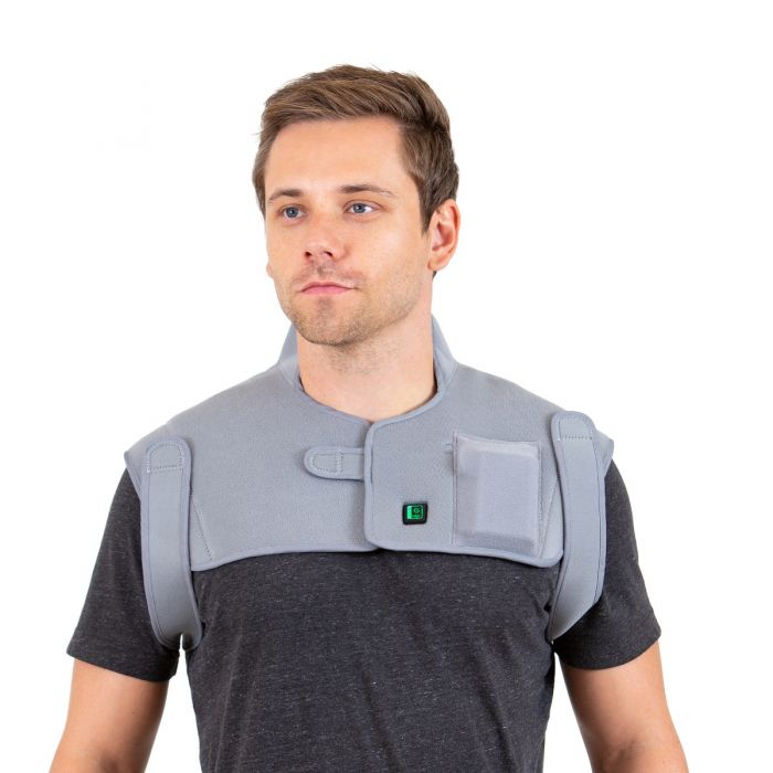 Kb171250 S-m Far Infrared Heated Neck & Shoulder Pain Relief Wrap - Small & Medium