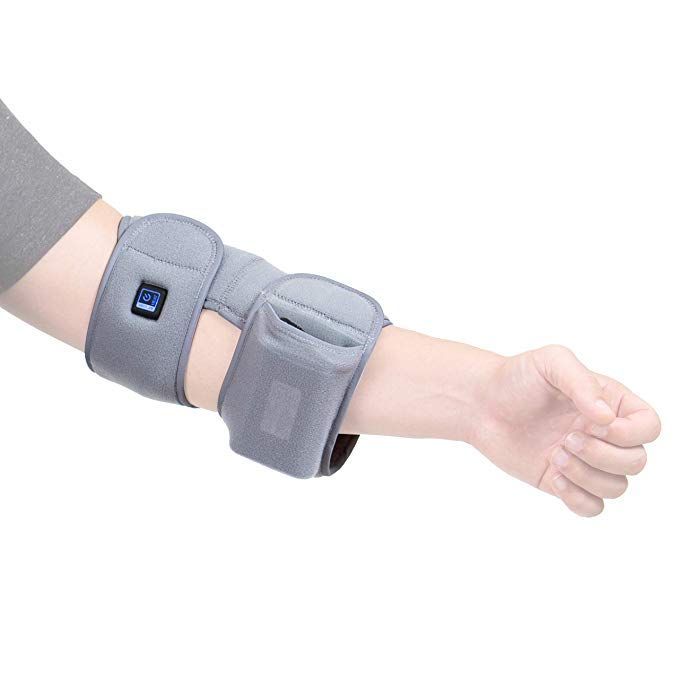 Kb171260 L-xl Far Infrared Heated Elbow Brace Wrap - Large & Extra Large
