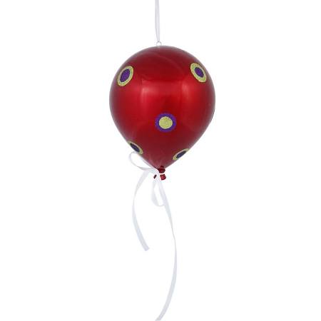 N169603 Red Dot Balloon Candy Ornament - 7.5 X 6 In. - 3 Per Bag
