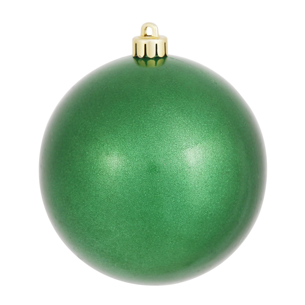 4.75 In. Candy Ball Drilled, Green - 4 Bag