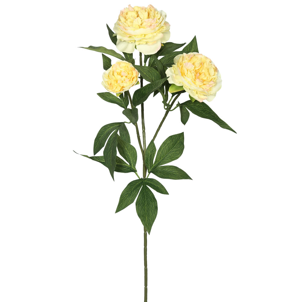 27 In. Rose Spray, Yellow - Pack Of 3