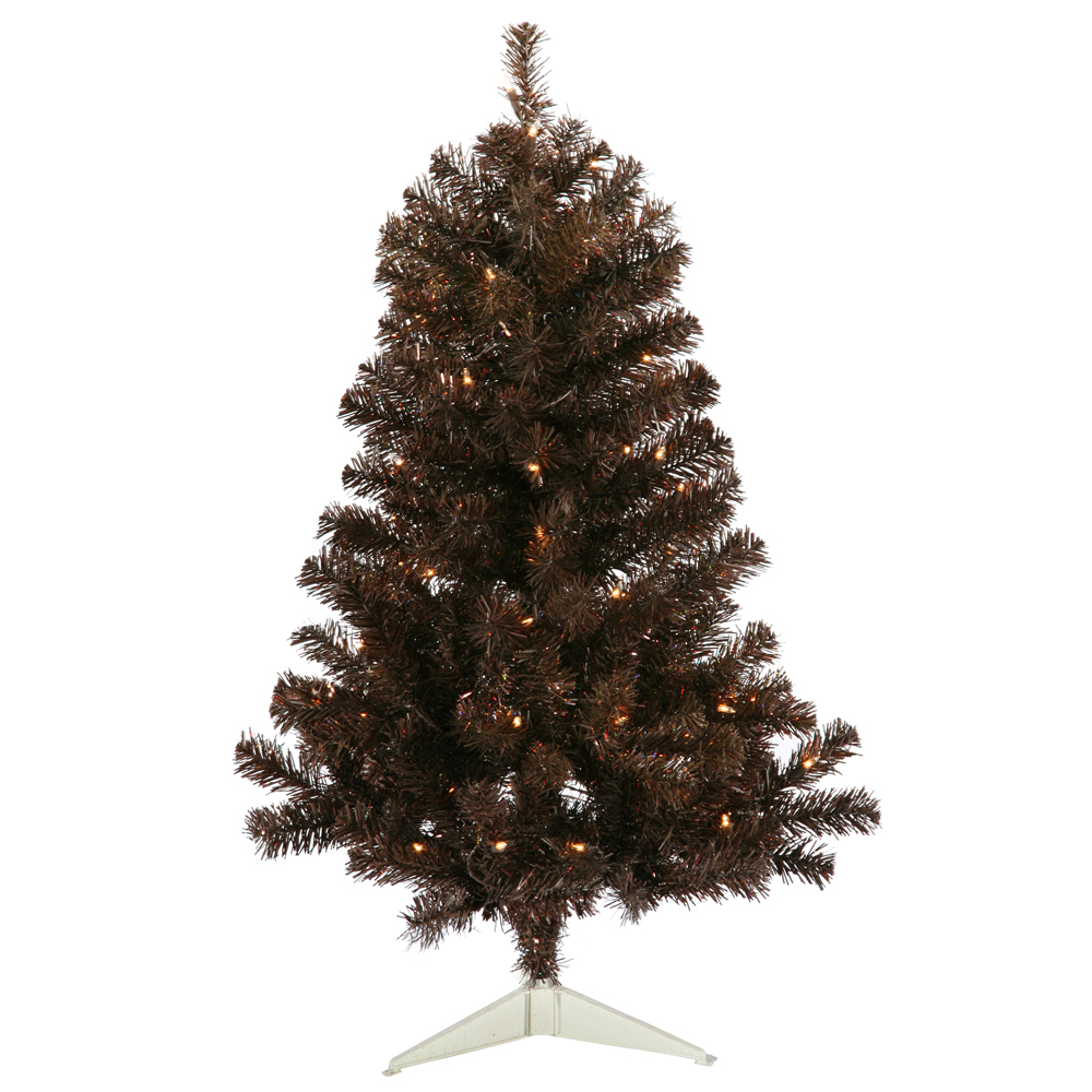 3 Ft. X 19 In. Mocha Tree With 50 Warm White Dural Led Light