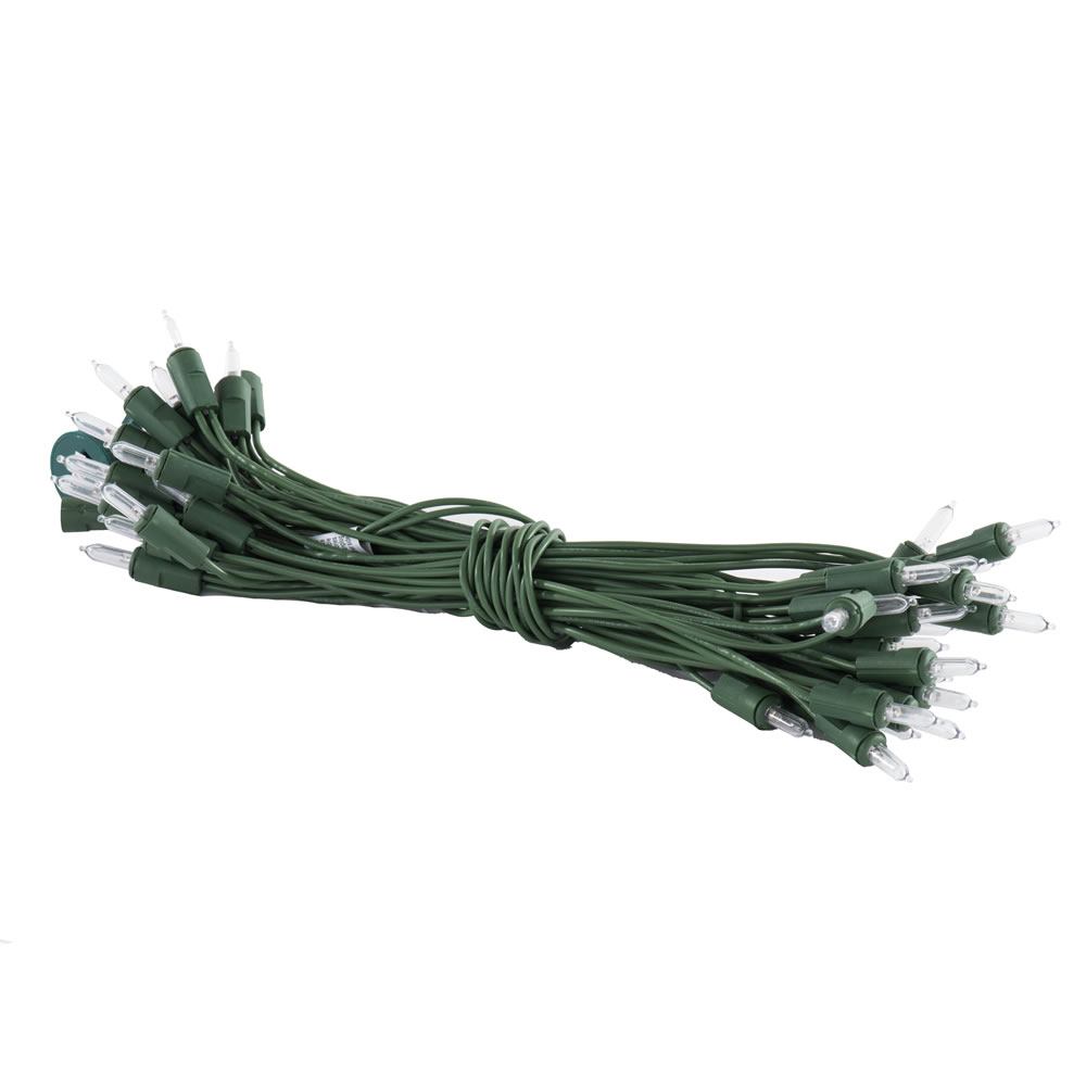 A45131 8 In. Sp-50 Led Warm White Italian Dura Green Wire Set