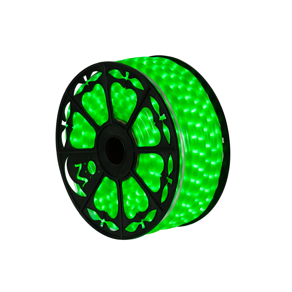 X171524 150 Ft. X 0.5 In. Florescent Green Led Rope Light