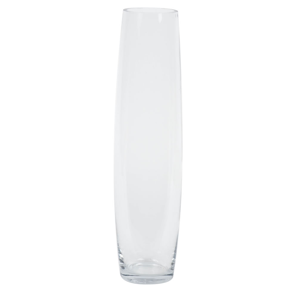 Lg184201 16 In. Clear Torpedo Vase