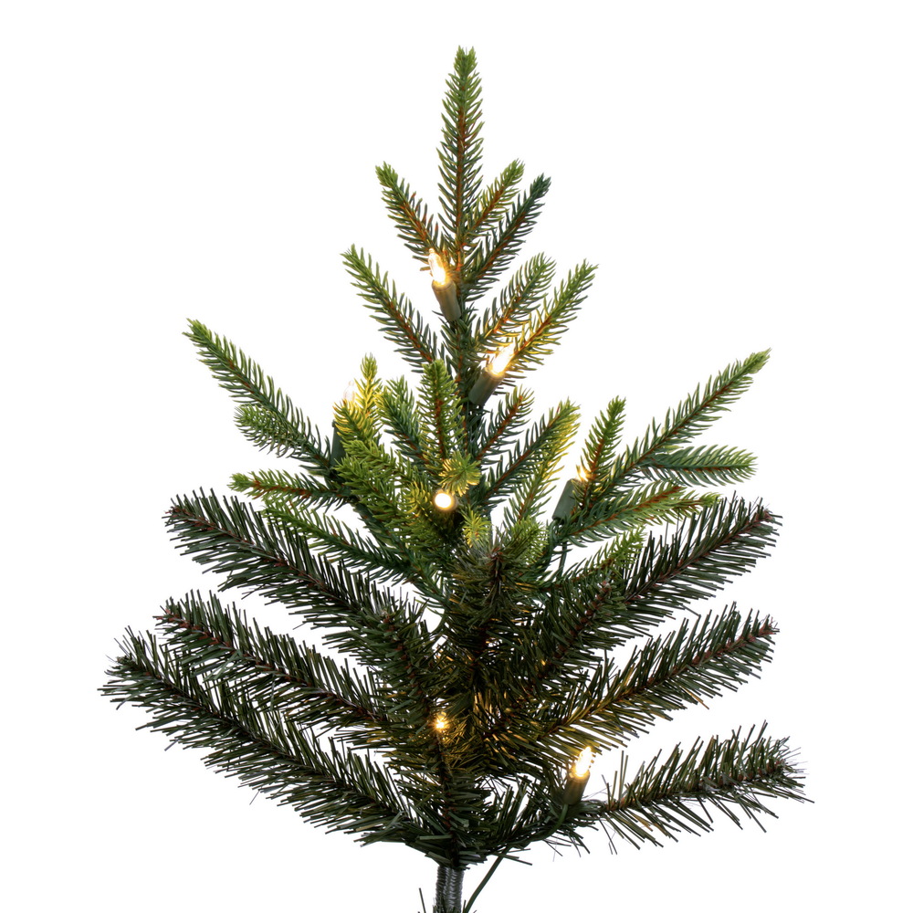 Picture of Vickerman G221681LED 9 ft. x 62 in. Vermont Fraser Dura-Lit 950 Warm White Artificial Christmas Tree, Green