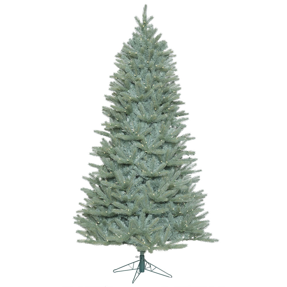 A164581led Colorado Blue Christmas Tree With Warm White Led Lights, 9 Ft. X 62 In.