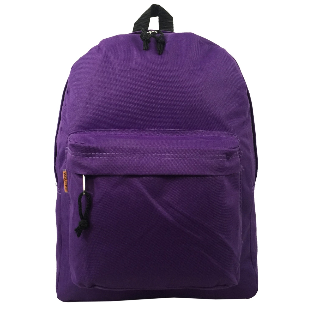 LM198-purple Classic 16 in. Unisex School Backpack for Simple Everyday Daypack, Purple