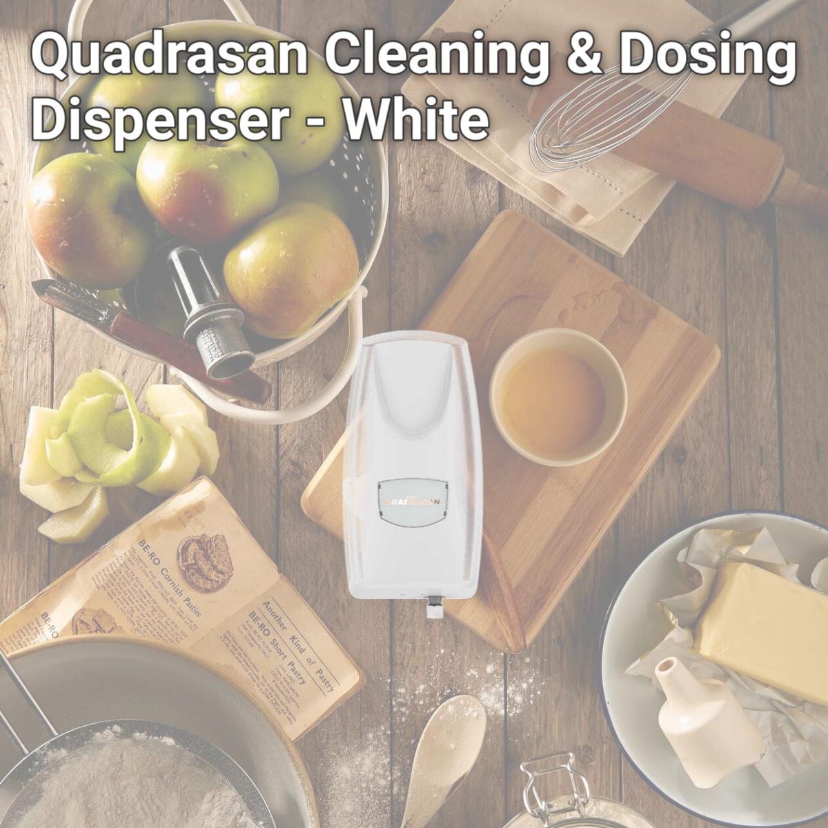 Picture of Vectair Systems FDIS-W Quadrasan Cleaning & Dosing Dispenser - White