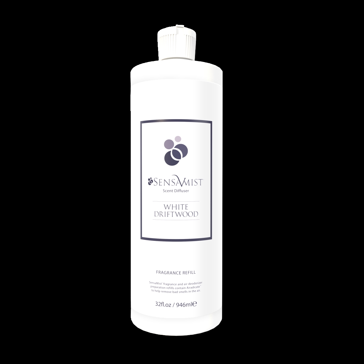 SM-32-DRIFTWOOD 32 fl oz Fragrance Oil Refill Scent Diffuser, White Driftwood