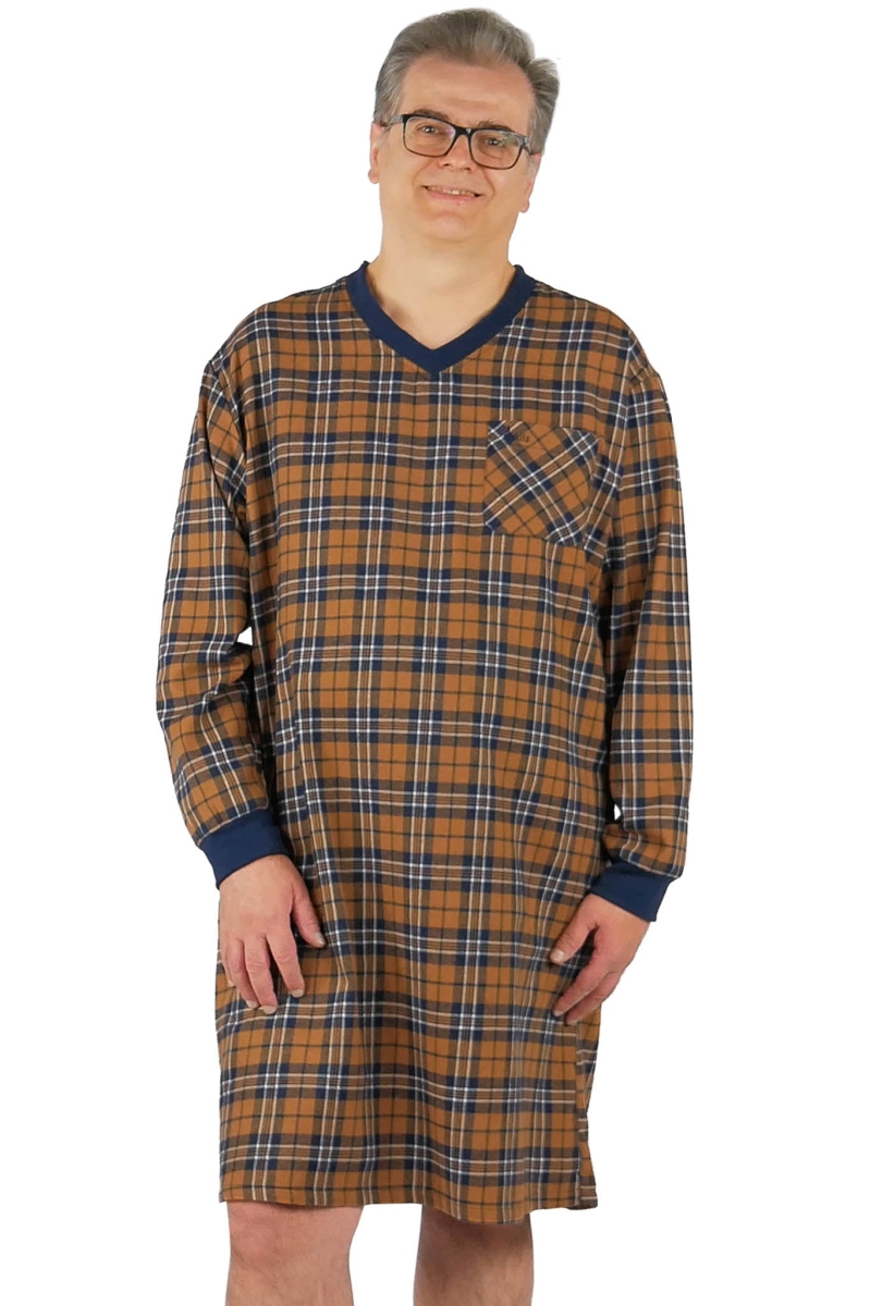 Men Adaptive Nightshirt - Stewart, Amber - Small