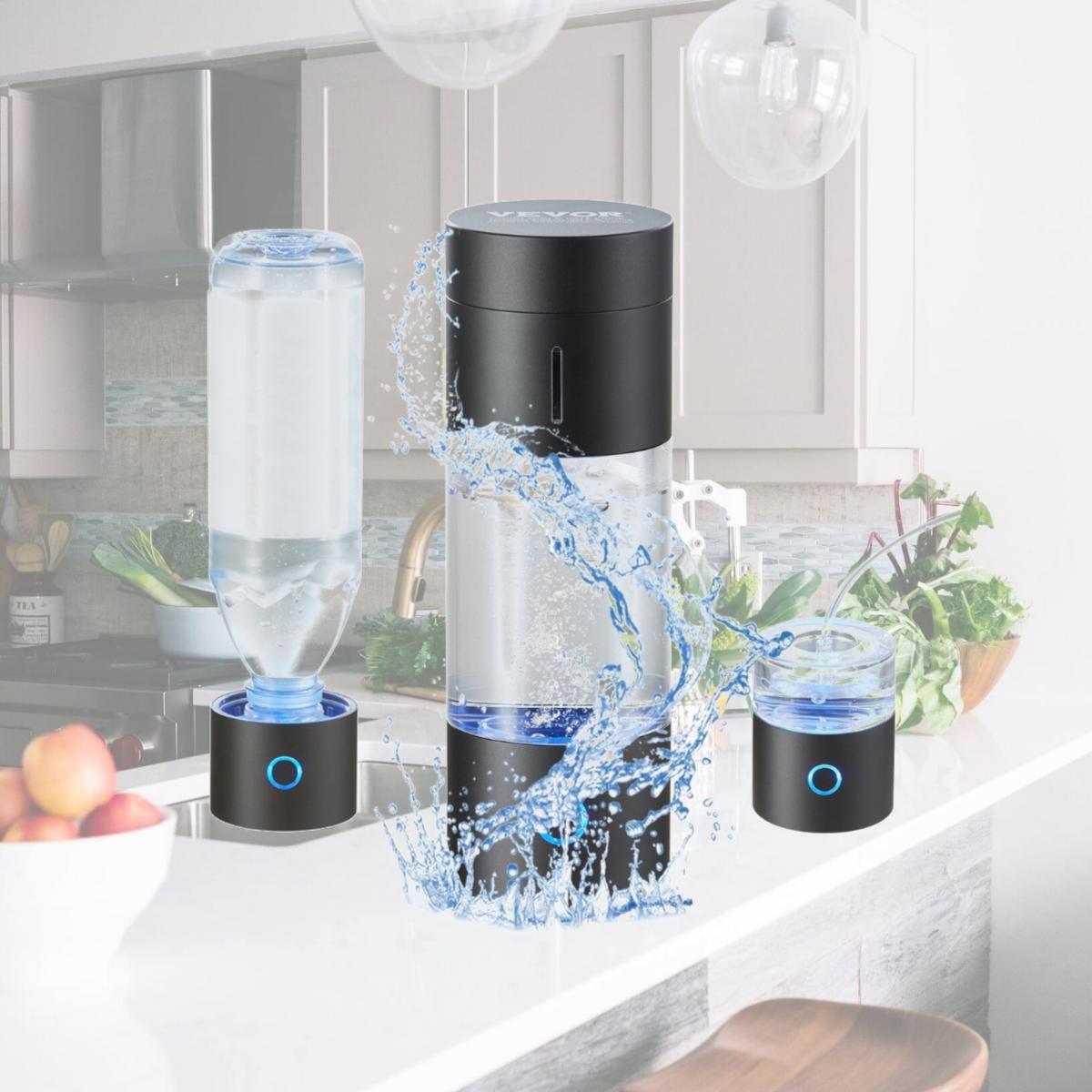 Picture of Vevor QSPFQSXQQTRI7D97XV9 230 ml Hydrogen Water Bottle Generator