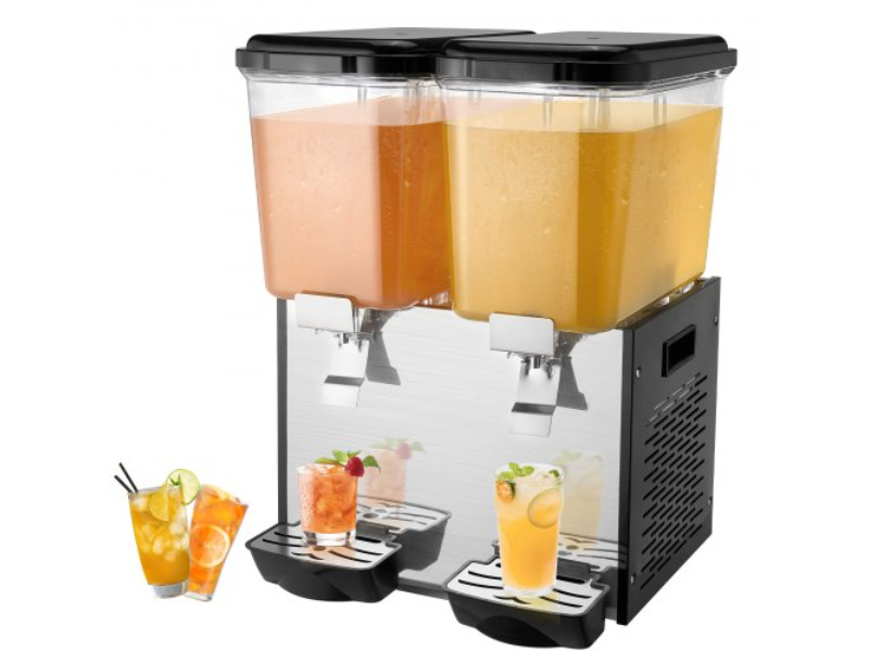 SYYLJJBSJXS172LLCV1 18 Liter Commercial Beverage Tanks Cold Juice Ice Drink Dispenser - Pack of 2