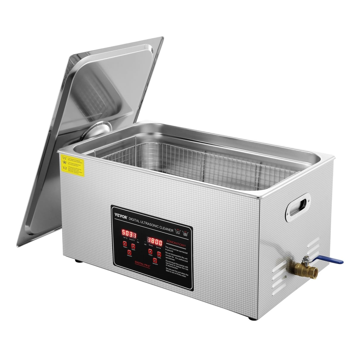 UPC 840349972473 product image for SXCSBQXJ22L0V8PINV1 Ultrasonic Cleaner with Digital Timer & Heater, Professi | upcitemdb.com