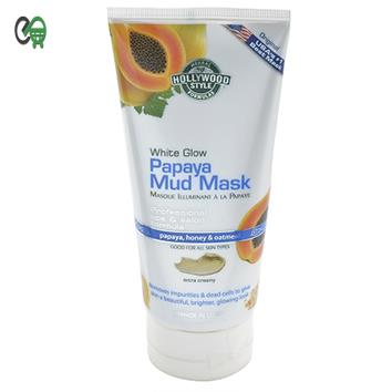 51301 White Glow Papaya Mud Mask In Jar, 11 Oz